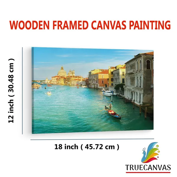 Multicolor_Grand_Canal,_Wooden_Framed_Canvas_Paintings_|_For_Living_Room_|_Bedroom_|_Office_|_Gallery_|_Ready_Wall_Mount_Canvas_Wall_Art_Painting_|_Size_-_12_X_18In,_Ct0542