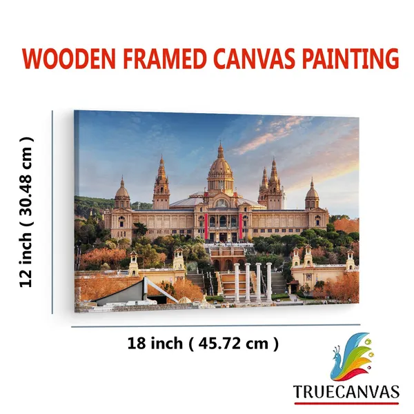 Multicolor_Museu_Nacional_D'Art_De,_Wooden_Framed_Canvas_Paintings_|_For_Living_Room_|_Bedroom_|_Office_|_Gallery_|_Ready_Wall_Mount_Canvas_Wall_Art_Painting_|_Size_-_12_X_18In,_Ct0553