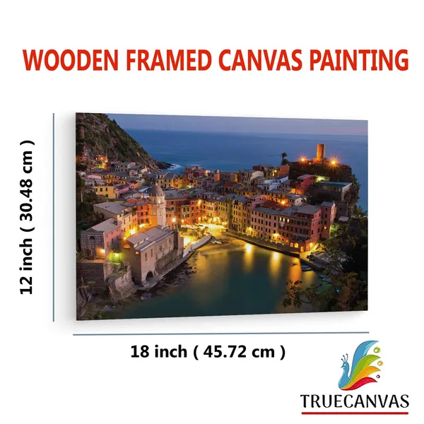 Multicolor_Cinque_Terre_National_Park,_Wooden_Framed_Canvas_Paintings_|_For_Living_Room_|_Bedroom_|_Office_|_Gallery_|_Ready_Wall_Mount_Canvas_Wall_Art_Painting_|_Size_-_12_X_18In,_Ct0559