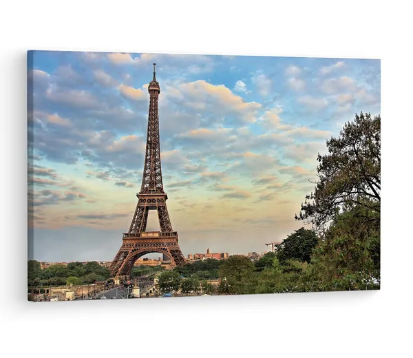 Multicolor_Eiffel_Tower,_Wooden_Framed_Canvas_Paintings_|_For_Living_Room_|_Bedroom_|_Office_|_Gallery_|_Ready_Wall_Mount_Canvas_Wall_Art_Painting_|_Size_-_12_X_18In,_Ct0560