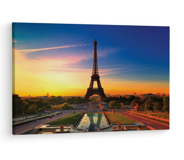 Multicolor_Eiffel_Tower,_Wooden_Framed_Canvas_Paintings_|_For_Living_Room_|_Bedroom_|_Office_|_Gallery_|_Ready_Wall_Mount_Canvas_Wall_Art_Painting_|_Size_-_12_X_18In,_Ct0564