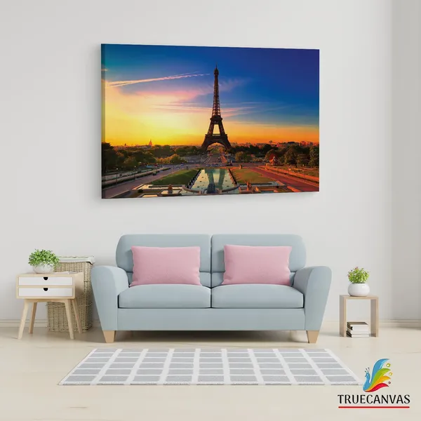 Multicolor_Eiffel_Tower,_Wooden_Framed_Canvas_Paintings_|_For_Living_Room_|_Bedroom_|_Office_|_Gallery_|_Ready_Wall_Mount_Canvas_Wall_Art_Painting_|_Size_-_12_X_18In,_Ct0564