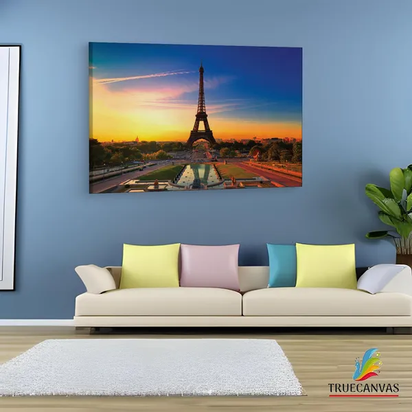 Multicolor_Eiffel_Tower,_Wooden_Framed_Canvas_Paintings_|_For_Living_Room_|_Bedroom_|_Office_|_Gallery_|_Ready_Wall_Mount_Canvas_Wall_Art_Painting_|_Size_-_12_X_18In,_Ct0564