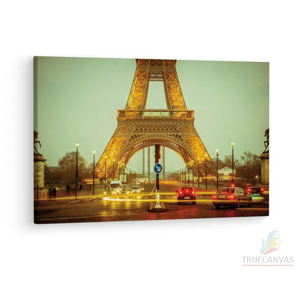 Multicolor_Eiffel_Tower,_Wooden_Framed_Canvas_Paintings_|_For_Living_Room_|_Bedroom_|_Office_|_Gallery_|_Ready_Wall_Mount_Canvas_Wall_Art_Painting_|_Size_-_12_X_18In,_Ct0567