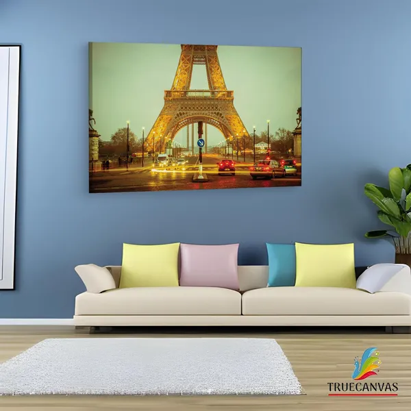 Multicolor_Eiffel_Tower,_Wooden_Framed_Canvas_Paintings_|_For_Living_Room_|_Bedroom_|_Office_|_Gallery_|_Ready_Wall_Mount_Canvas_Wall_Art_Painting_|_Size_-_12_X_18In,_Ct0567