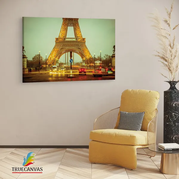 Multicolor_Eiffel_Tower,_Wooden_Framed_Canvas_Paintings_|_For_Living_Room_|_Bedroom_|_Office_|_Gallery_|_Ready_Wall_Mount_Canvas_Wall_Art_Painting_|_Size_-_12_X_18In,_Ct0567