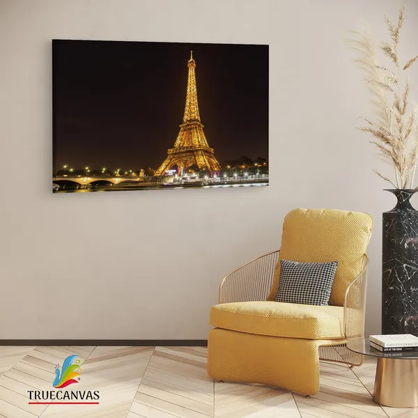 Multicolor_Eiffel_Tower,_Wooden_Framed_Canvas_Paintings_|_For_Living_Room_|_Bedroom_|_Office_|_Gallery_|_Ready_Wall_Mount_Canvas_Wall_Art_Painting_|_Size_-_12_X_18In,_Ct0568