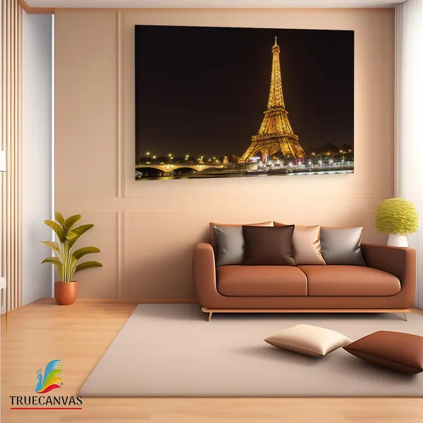 Multicolor_Eiffel_Tower,_Wooden_Framed_Canvas_Paintings_|_For_Living_Room_|_Bedroom_|_Office_|_Gallery_|_Ready_Wall_Mount_Canvas_Wall_Art_Painting_|_Size_-_12_X_18In,_Ct0568