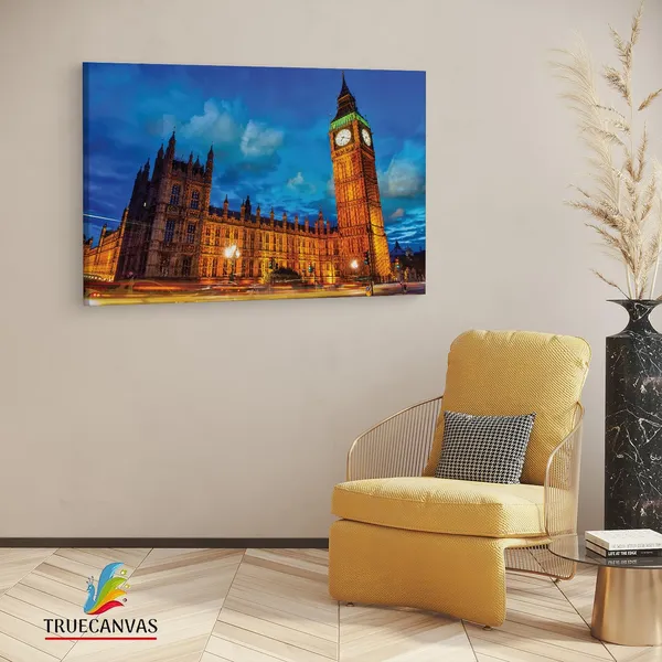 Multicolor_Big_Ben,_Wooden_Framed_Canvas_Paintings_|_For_Living_Room_|_Bedroom_|_Office_|_Gallery_|_Ready_Wall_Mount_Canvas_Wall_Art_Painting_|_Size_-_12_X_18In,_Ct0569