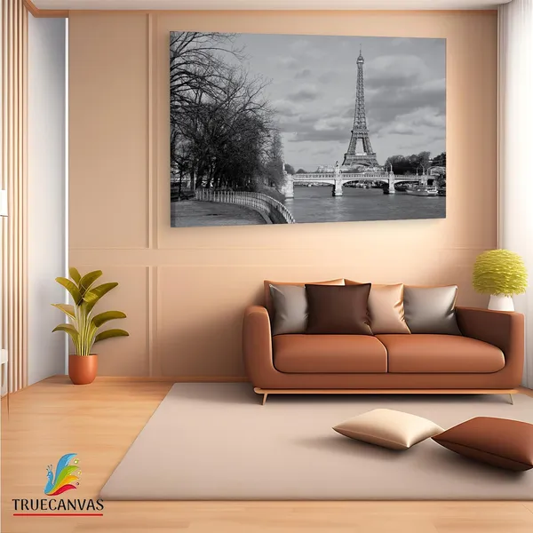Multicolor_Eiffel_Tower,_Wooden_Framed_Canvas_Paintings_|_For_Living_Room_|_Bedroom_|_Office_|_Gallery_|_Ready_Wall_Mount_Canvas_Wall_Art_Painting_|_Size_-_12_X_18In,_Ct0571