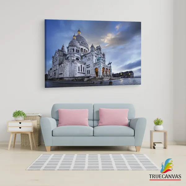 Multicolor_The_Basilica_Of_The_Sacred,_Wooden_Framed_Canvas_Paintings_|_For_Living_Room_|_Bedroom_|_Office_|_Gallery_|_Ready_Wall_Mount_Canvas_Wall_Art_Painting_|_Size_-_12_X_18In,_Ct0573