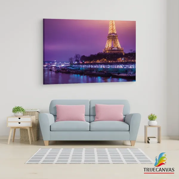 Multicolor_Eiffel_Tower,_Wooden_Framed_Canvas_Paintings_|_For_Living_Room_|_Bedroom_|_Office_|_Gallery_|_Ready_Wall_Mount_Canvas_Wall_Art_Painting_|_Size_-_12_X_18In,_Ct0574
