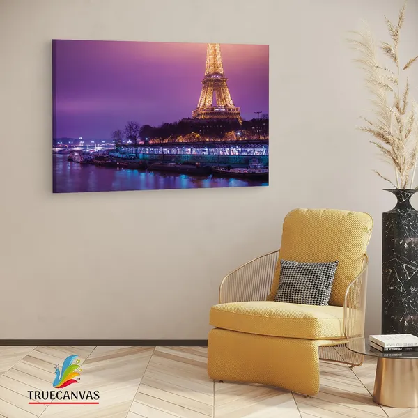 Multicolor_Eiffel_Tower,_Wooden_Framed_Canvas_Paintings_|_For_Living_Room_|_Bedroom_|_Office_|_Gallery_|_Ready_Wall_Mount_Canvas_Wall_Art_Painting_|_Size_-_12_X_18In,_Ct0574