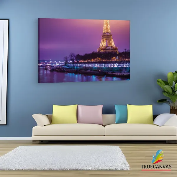 Multicolor_Eiffel_Tower,_Wooden_Framed_Canvas_Paintings_|_For_Living_Room_|_Bedroom_|_Office_|_Gallery_|_Ready_Wall_Mount_Canvas_Wall_Art_Painting_|_Size_-_12_X_18In,_Ct0574