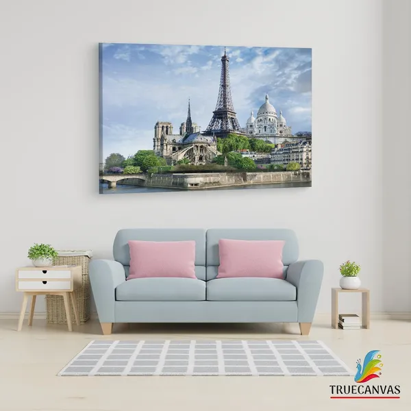 Multicolor_Eiffel_Tower,_Wooden_Framed_Canvas_Paintings_|_For_Living_Room_|_Bedroom_|_Office_|_Gallery_|_Ready_Wall_Mount_Canvas_Wall_Art_Painting_|_Size_-_12_X_18In,_Ct0576