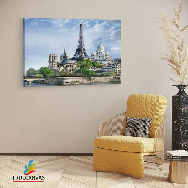 Multicolor_Eiffel_Tower,_Wooden_Framed_Canvas_Paintings_|_For_Living_Room_|_Bedroom_|_Office_|_Gallery_|_Ready_Wall_Mount_Canvas_Wall_Art_Painting_|_Size_-_12_X_18In,_Ct0576