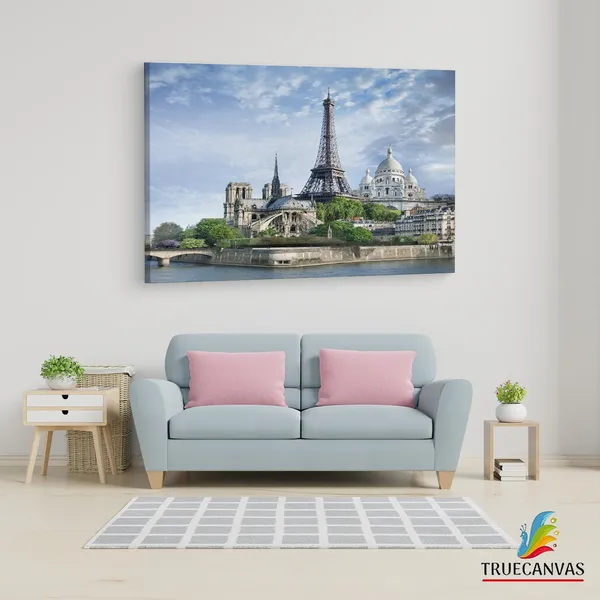 Multicolor_Eiffel_Tower,_Wooden_Framed_Canvas_Paintings_|_For_Living_Room_|_Bedroom_|_Office_|_Gallery_|_Ready_Wall_Mount_Canvas_Wall_Art_Painting_|_Size_-_12_X_18In,_Ct0577