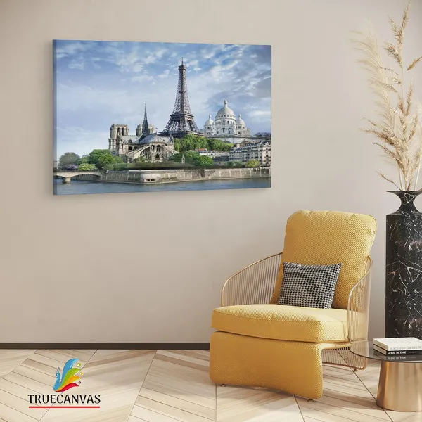 Multicolor_Eiffel_Tower,_Wooden_Framed_Canvas_Paintings_|_For_Living_Room_|_Bedroom_|_Office_|_Gallery_|_Ready_Wall_Mount_Canvas_Wall_Art_Painting_|_Size_-_12_X_18In,_Ct0577