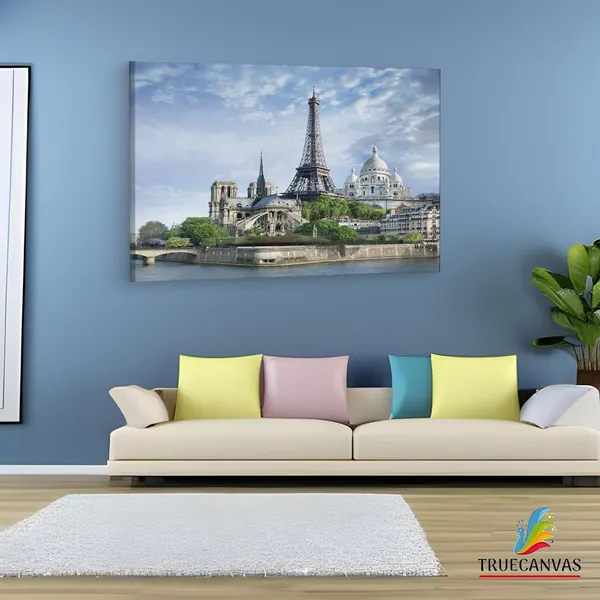 Multicolor_Eiffel_Tower,_Wooden_Framed_Canvas_Paintings_|_For_Living_Room_|_Bedroom_|_Office_|_Gallery_|_Ready_Wall_Mount_Canvas_Wall_Art_Painting_|_Size_-_12_X_18In,_Ct0577