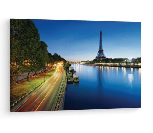Multicolor_Eiffel_Tower,_Wooden_Framed_Canvas_Paintings_|_For_Living_Room_|_Bedroom_|_Office_|_Gallery_|_Ready_Wall_Mount_Canvas_Wall_Art_Painting_|_Size_-_12_X_18In,_Ct0582