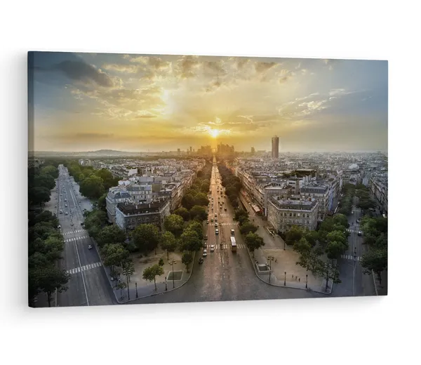 Multicolor_Paris,_Wooden_Framed_Canvas_Paintings_|_For_Living_Room_|_Bedroom_|_Office_|_Gallery_|_Ready_Wall_Mount_Canvas_Wall_Art_Painting_|_Size_-_12_X_18In,_Ct0585