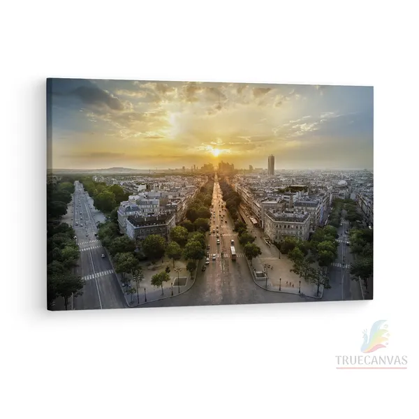 Multicolor_Paris,_Wooden_Framed_Canvas_Paintings_|_For_Living_Room_|_Bedroom_|_Office_|_Gallery_|_Ready_Wall_Mount_Canvas_Wall_Art_Painting_|_Size_-_12_X_18In,_Ct0585