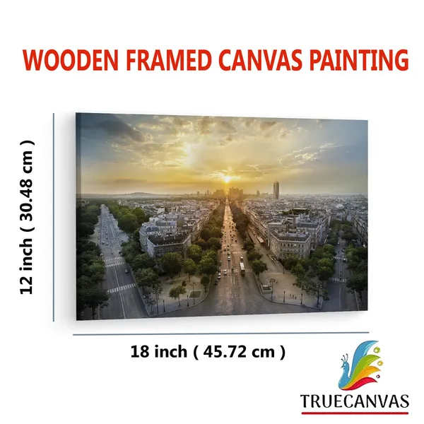 Multicolor_Paris,_Wooden_Framed_Canvas_Paintings_|_For_Living_Room_|_Bedroom_|_Office_|_Gallery_|_Ready_Wall_Mount_Canvas_Wall_Art_Painting_|_Size_-_12_X_18In,_Ct0585