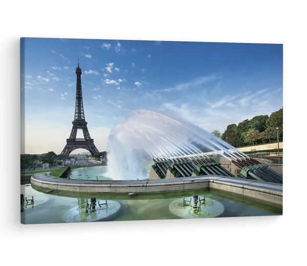 Multicolor_Trocad?Ro_Gardens,_Wooden_Framed_Canvas_Paintings_|_For_Living_Room_|_Bedroom_|_Office_|_Gallery_|_Ready_Wall_Mount_Canvas_Wall_Art_Painting_|_Size_-_12_X_18In,_Ct0586