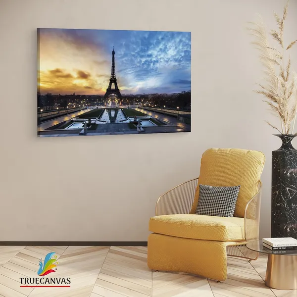 Multicolor_Eiffel_Tower,_Wooden_Framed_Canvas_Paintings_|_For_Living_Room_|_Bedroom_|_Office_|_Gallery_|_Ready_Wall_Mount_Canvas_Wall_Art_Painting_|_Size_-_12_X_18In,_Ct0587