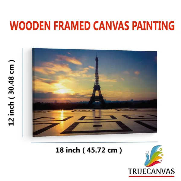 Multicolor_Eiffel_Tower,_Wooden_Framed_Canvas_Paintings_|_For_Living_Room_|_Bedroom_|_Office_|_Gallery_|_Ready_Wall_Mount_Canvas_Wall_Art_Painting_|_Size_-_12_X_18In,_Ct0589