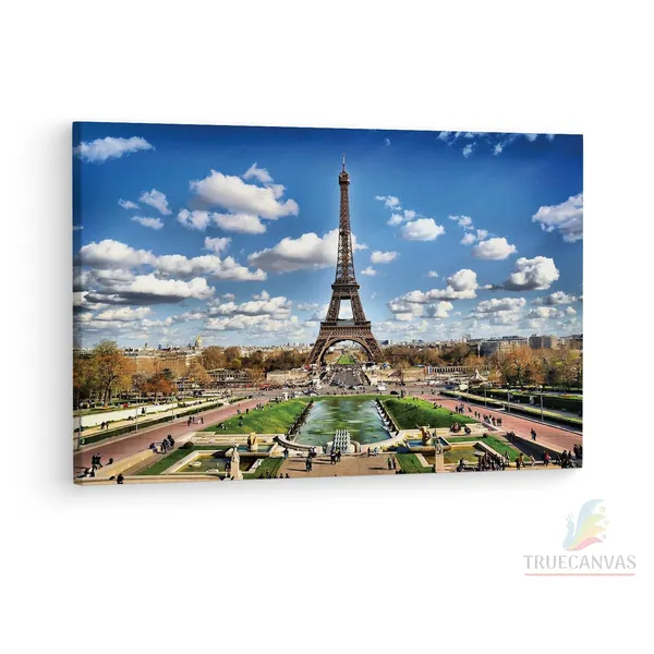Multicolor_Eiffel_Tower,_Wooden_Framed_Canvas_Paintings_|_For_Living_Room_|_Bedroom_|_Office_|_Gallery_|_Ready_Wall_Mount_Canvas_Wall_Art_Painting_|_Size_-_12_X_18In,_Ct0590