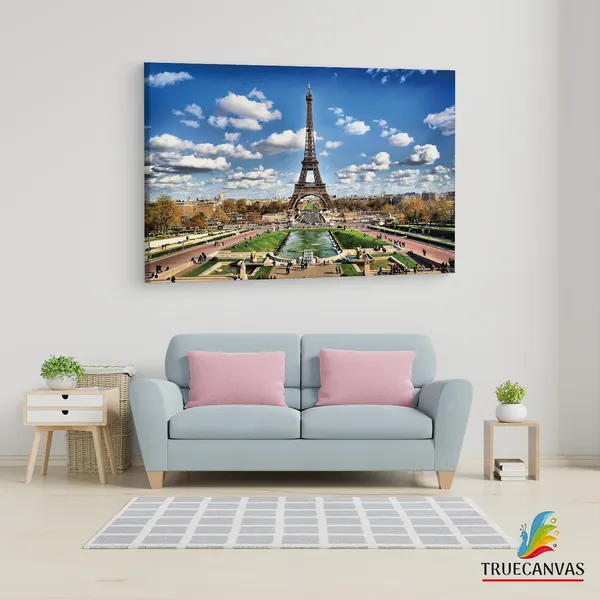 Multicolor_Eiffel_Tower,_Wooden_Framed_Canvas_Paintings_|_For_Living_Room_|_Bedroom_|_Office_|_Gallery_|_Ready_Wall_Mount_Canvas_Wall_Art_Painting_|_Size_-_12_X_18In,_Ct0590