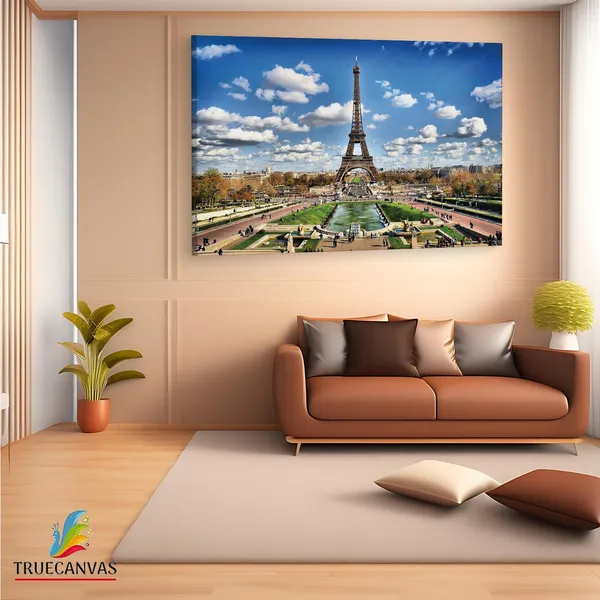 Multicolor_Eiffel_Tower,_Wooden_Framed_Canvas_Paintings_|_For_Living_Room_|_Bedroom_|_Office_|_Gallery_|_Ready_Wall_Mount_Canvas_Wall_Art_Painting_|_Size_-_12_X_18In,_Ct0590