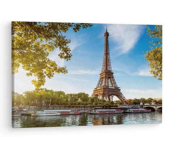 Multicolor_Eiffel_Tower,_Wooden_Framed_Canvas_Paintings_|_For_Living_Room_|_Bedroom_|_Office_|_Gallery_|_Ready_Wall_Mount_Canvas_Wall_Art_Painting_|_Size_-_12_X_18In,_Ct0592