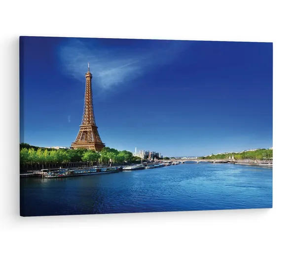 Multicolor_Eiffel_Tower,_Wooden_Framed_Canvas_Paintings_|_For_Living_Room_|_Bedroom_|_Office_|_Gallery_|_Ready_Wall_Mount_Canvas_Wall_Art_Painting_|_Size_-_12_X_18In,_Ct0593