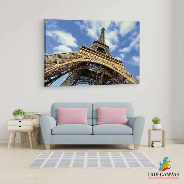 Multicolor_Eiffel_Tower,_Wooden_Framed_Canvas_Paintings_|_For_Living_Room_|_Bedroom_|_Office_|_Gallery_|_Ready_Wall_Mount_Canvas_Wall_Art_Painting_|_Size_-_12_X_18In,_Ct0596