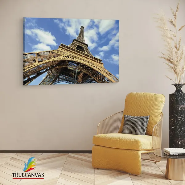Multicolor_Eiffel_Tower,_Wooden_Framed_Canvas_Paintings_|_For_Living_Room_|_Bedroom_|_Office_|_Gallery_|_Ready_Wall_Mount_Canvas_Wall_Art_Painting_|_Size_-_12_X_18In,_Ct0596