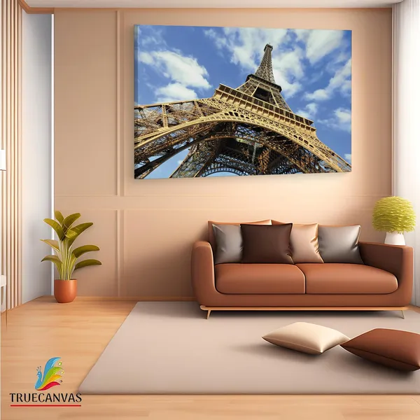 Multicolor_Eiffel_Tower,_Wooden_Framed_Canvas_Paintings_|_For_Living_Room_|_Bedroom_|_Office_|_Gallery_|_Ready_Wall_Mount_Canvas_Wall_Art_Painting_|_Size_-_12_X_18In,_Ct0596