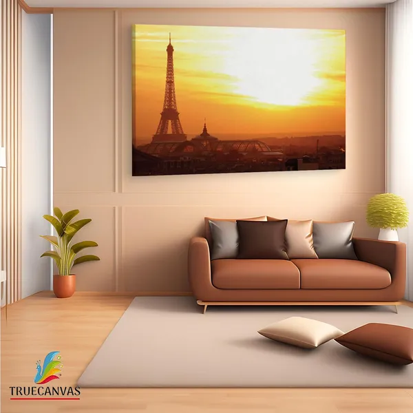 Multicolor_Eiffel_Tower,_Wooden_Framed_Canvas_Paintings_|_For_Living_Room_|_Bedroom_|_Office_|_Gallery_|_Ready_Wall_Mount_Canvas_Wall_Art_Painting_|_Size_-_12_X_18In,_Ct0597
