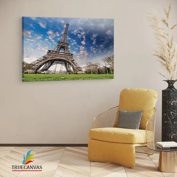 Multicolor_Eiffel_Tower,_Wooden_Framed_Canvas_Paintings_|_For_Living_Room_|_Bedroom_|_Office_|_Gallery_|_Ready_Wall_Mount_Canvas_Wall_Art_Painting_|_Size_-_12_X_18In,_Ct0598