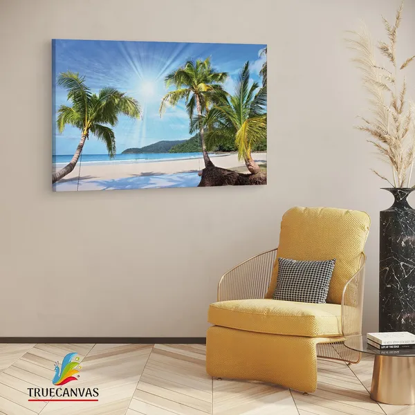 Multicolor_Hainan,_The_Tropical,_Wooden_Framed_Canvas_Paintings_|_For_Living_Room_|_Bedroom_|_Office_|_Gallery_|_Ready_Wall_Mount_Canvas_Wall_Art_Painting_|_Size_-_12_X_18In,_Ct0606