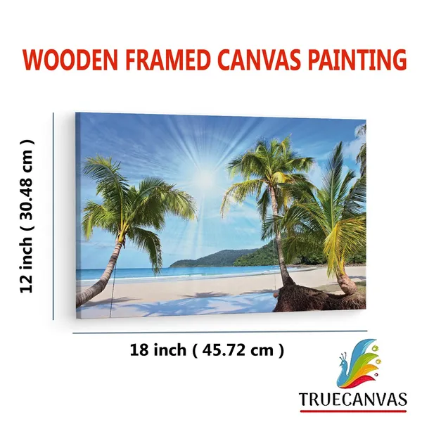 Multicolor_Hainan,_The_Tropical,_Wooden_Framed_Canvas_Paintings_|_For_Living_Room_|_Bedroom_|_Office_|_Gallery_|_Ready_Wall_Mount_Canvas_Wall_Art_Painting_|_Size_-_12_X_18In,_Ct0606