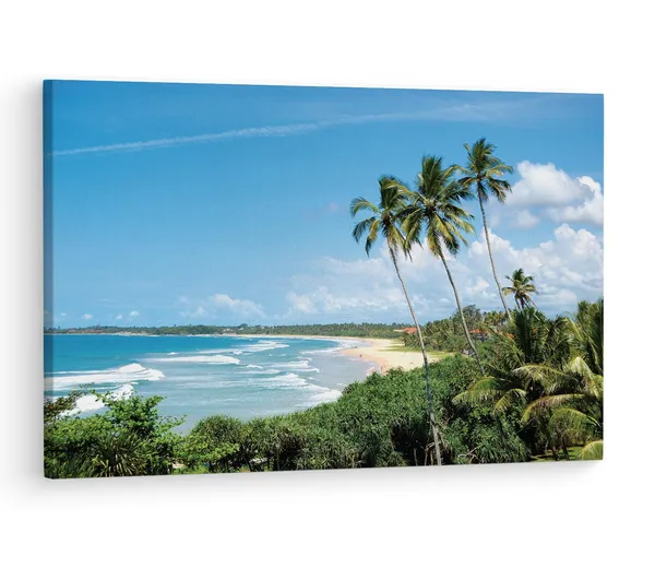 Multicolor_Ventura_Beach,_Wooden_Framed_Canvas_Paintings_|_For_Living_Room_|_Bedroom_|_Office_|_Gallery_|_Ready_Wall_Mount_Canvas_Wall_Art_Painting_|_Size_-_12_X_18In,_Ct0607