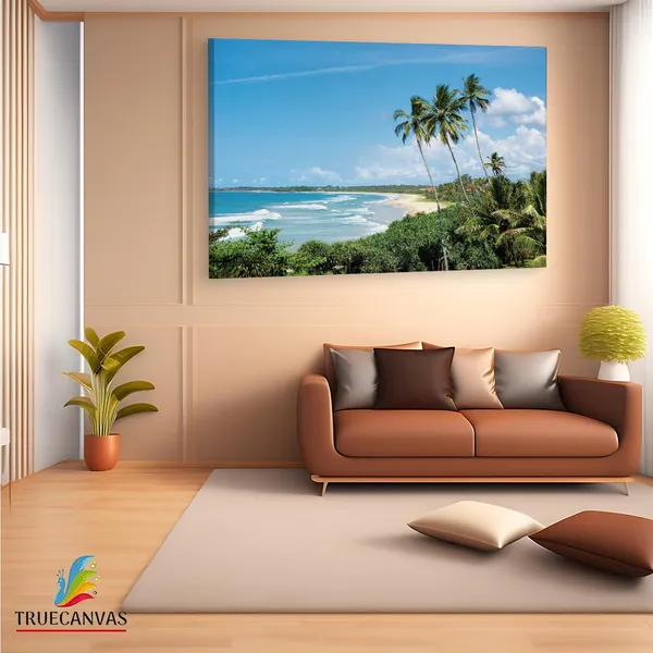 Multicolor_Ventura_Beach,_Wooden_Framed_Canvas_Paintings_|_For_Living_Room_|_Bedroom_|_Office_|_Gallery_|_Ready_Wall_Mount_Canvas_Wall_Art_Painting_|_Size_-_12_X_18In,_Ct0607
