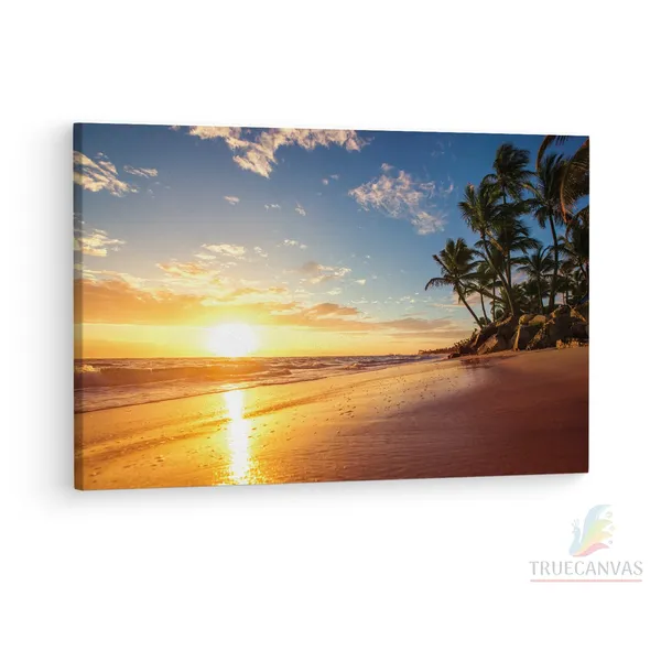 Multicolor_Global_Fusion_Orange_Tropical,_Wooden_Framed_Canvas_Paintings_|_For_Living_Room_|_Bedroom_|_Office_|_Gallery_|_Ready_Wall_Mount_Canvas_Wall_Art_Painting_|_Size_-_12_X_18In,_Ct0613