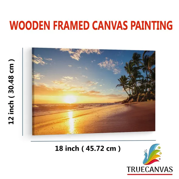 Multicolor_Global_Fusion_Orange_Tropical,_Wooden_Framed_Canvas_Paintings_|_For_Living_Room_|_Bedroom_|_Office_|_Gallery_|_Ready_Wall_Mount_Canvas_Wall_Art_Painting_|_Size_-_12_X_18In,_Ct0613