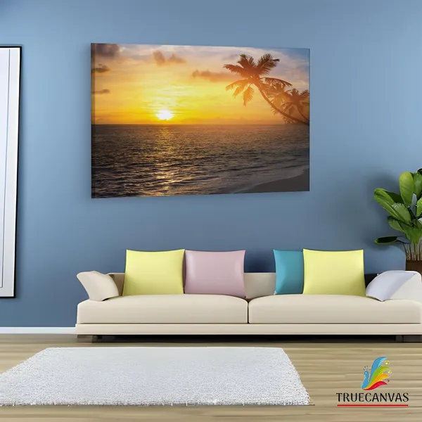 Multicolor_Beautiful_Sunrise_Over,_Wooden_Framed_Canvas_Paintings_|_For_Living_Room_|_Bedroom_|_Office_|_Gallery_|_Ready_Wall_Mount_Canvas_Wall_Art_Painting_|_Size_-_12_X_18In,_Ct0620