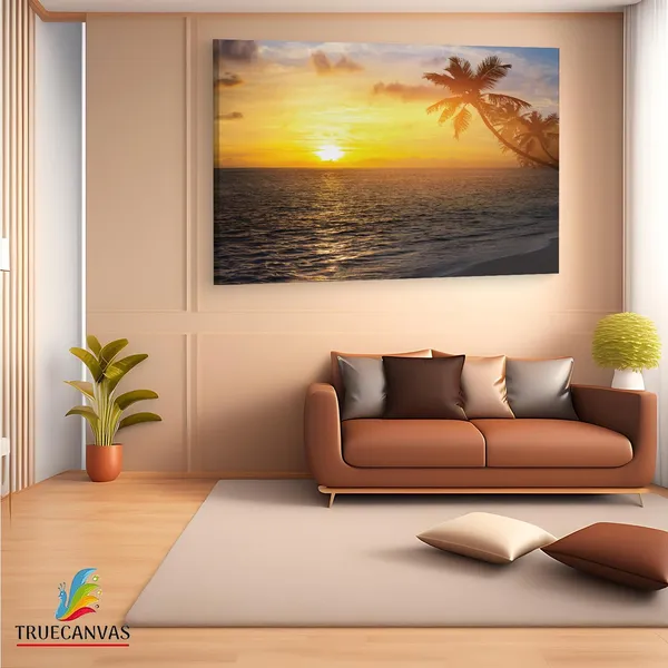 Multicolor_Beautiful_Sunrise_Over,_Wooden_Framed_Canvas_Paintings_|_For_Living_Room_|_Bedroom_|_Office_|_Gallery_|_Ready_Wall_Mount_Canvas_Wall_Art_Painting_|_Size_-_12_X_18In,_Ct0620