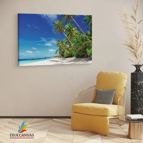 Multicolor_Beach,_Wooden_Framed_Canvas_Paintings_|_For_Living_Room_|_Bedroom_|_Office_|_Gallery_|_Ready_Wall_Mount_Canvas_Wall_Art_Painting_|_Size_-_12_X_18In,_Ct0623