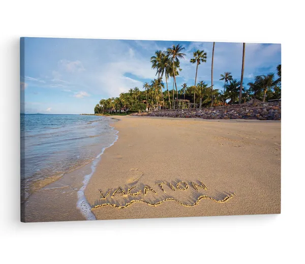 Multicolor_Koh_Samui,_Thailand,_Wooden_Framed_Canvas_Paintings_|_For_Living_Room_|_Bedroom_|_Office_|_Gallery_|_Ready_Wall_Mount_Canvas_Wall_Art_Painting_|_Size_-_12_X_18In,_Ct0639